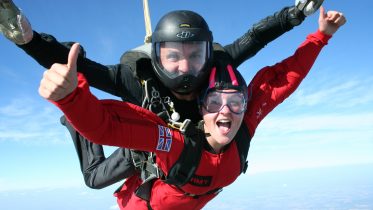 Fancy a skydive yourself?