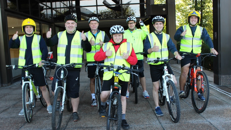 Super-fundraiser sets off on 133-mile cycle ride