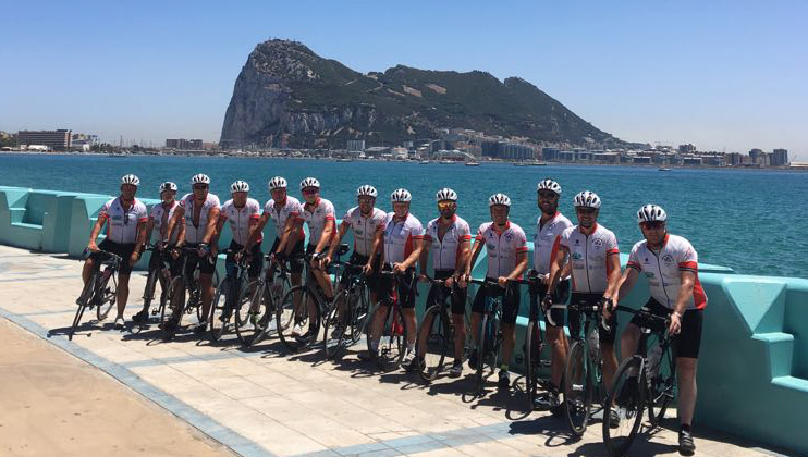 Blazing Saddles team complete epic Gibraltar ride