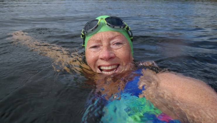 Carol’s 23-mile Loch Lomond swim