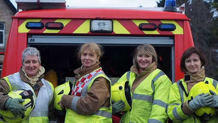 Cambridge female firefighters