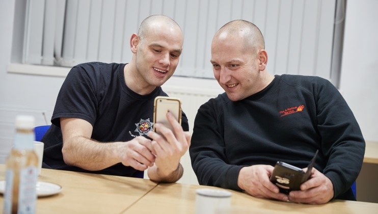 Luton Fire Station – BedfordshireFRS – Mess Room Phone (364)