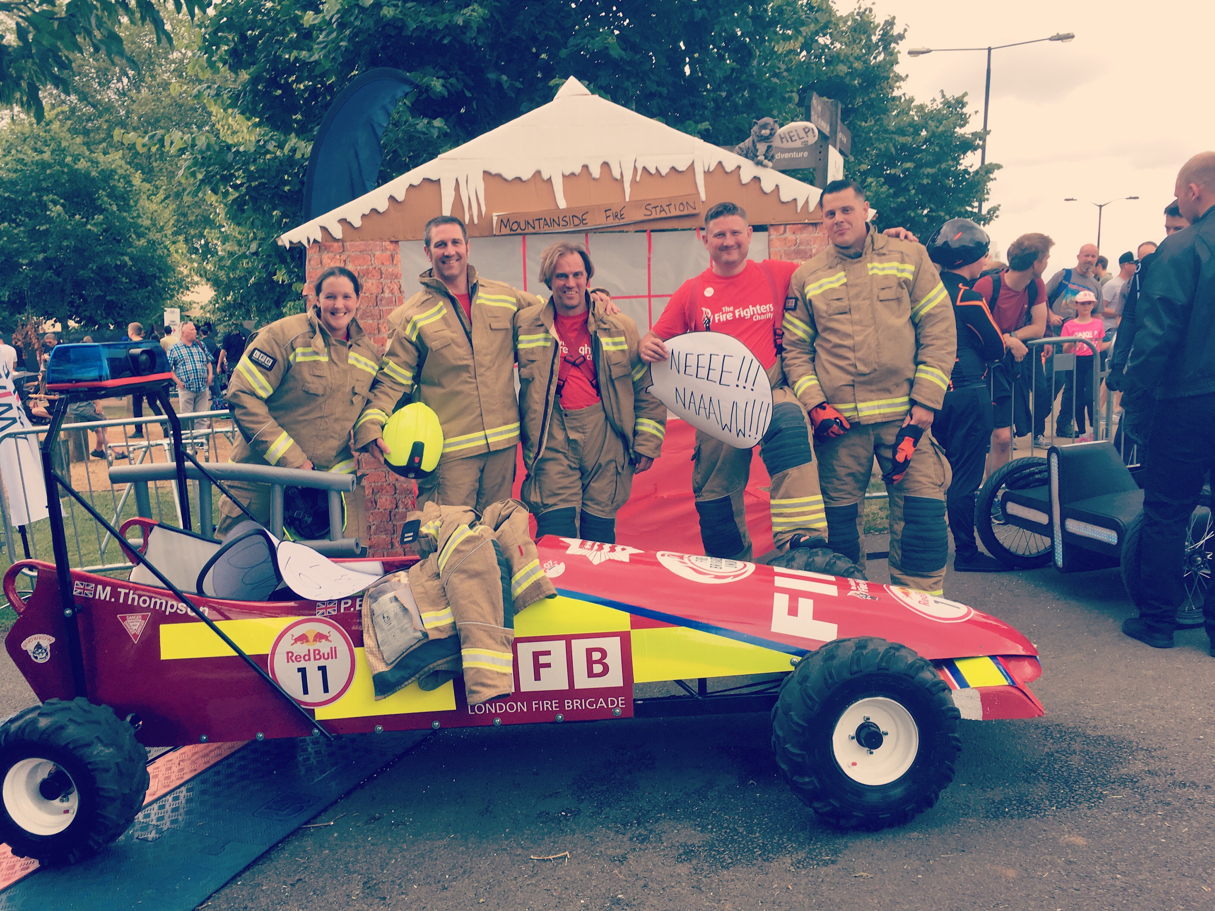 Our firefighters top ten in Red Bull Race 2019 Fire Fighters Charity