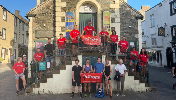 Firefighters scale 85 summits across 132 miles for Charity