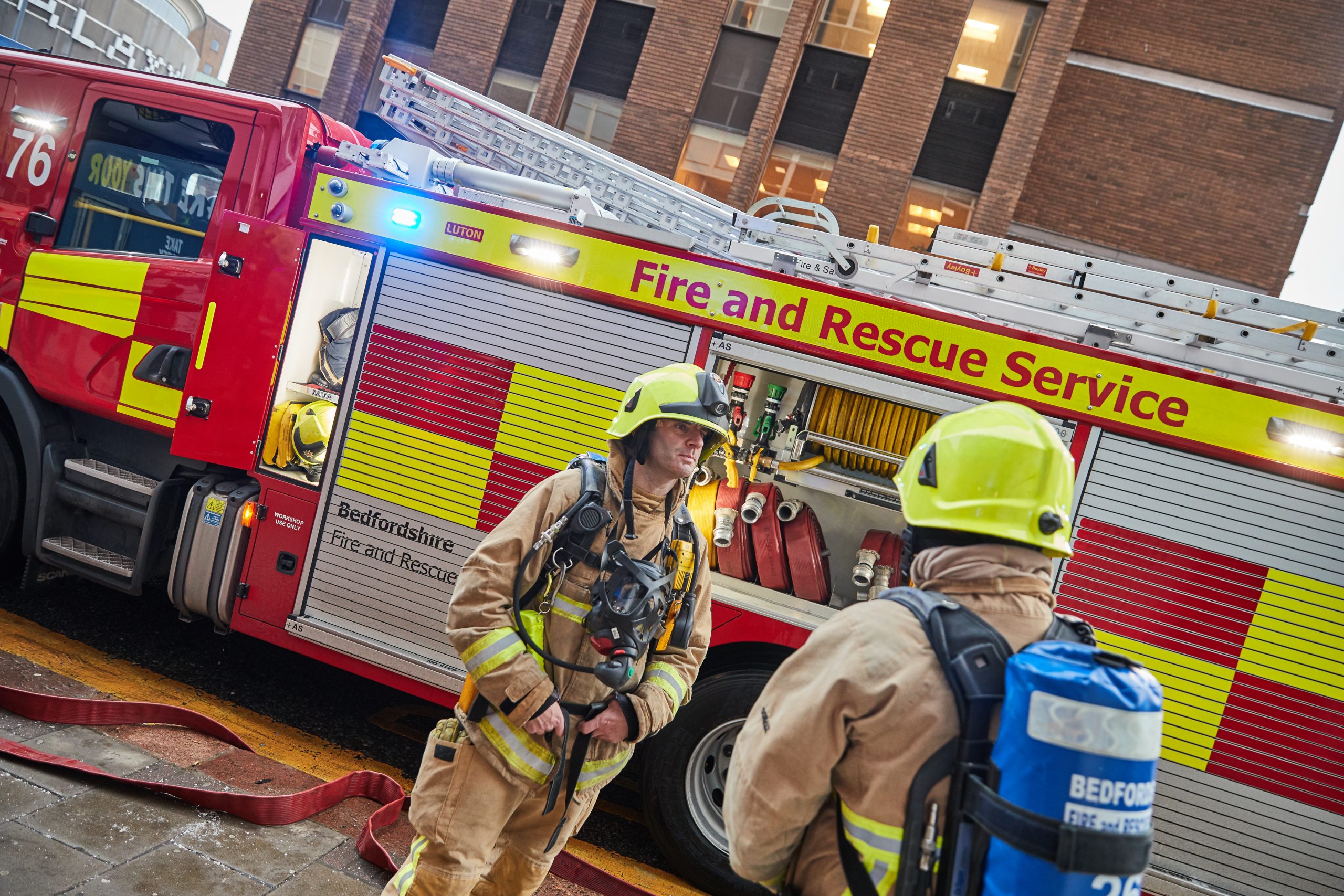 Luton Fire Station – BedfordshireFRS – Action shots (229)