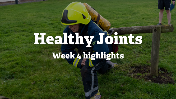 Healthy joints: week 4 highlights