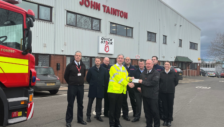 Local business donates £10K after firefighters save it from blaze