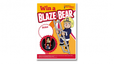 Blaze Bear Raffle Poster (A4)