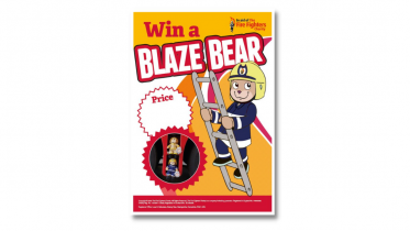 Blaze Bear Raffle Templates