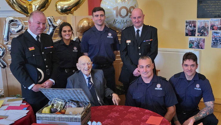 Former firefighter celebrates 109th birthday