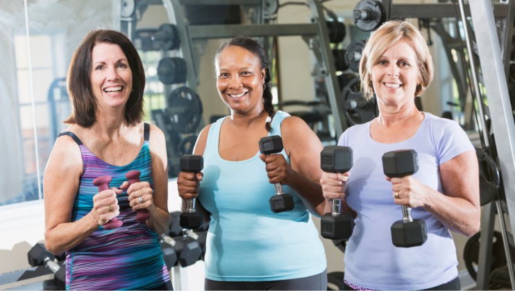 Living with osteoporosis? Try our workout video