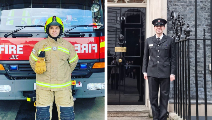 Firefighters recognised in Queen’s final bravery awards