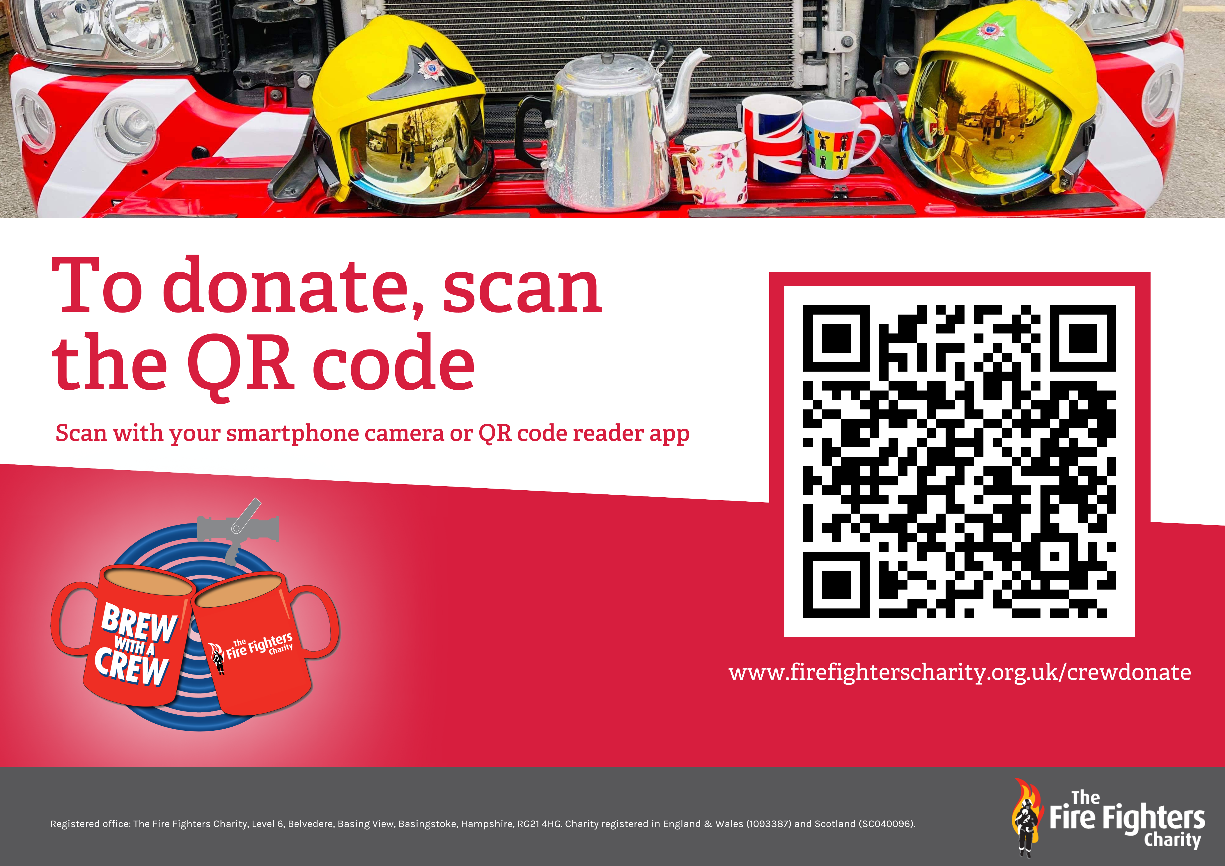 How can I use a QR Code to collect charity donations?