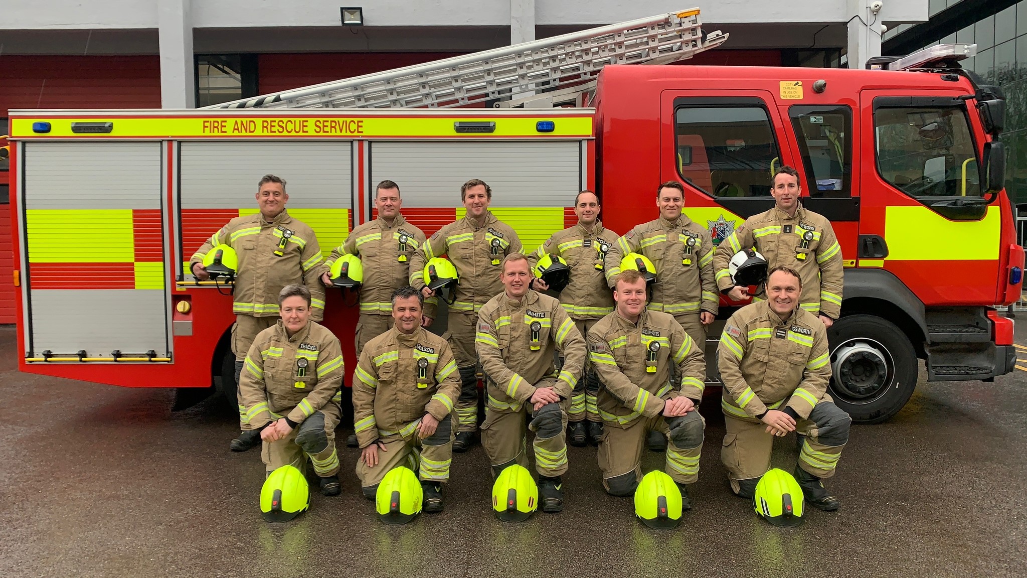 Oxfordshire Blue Watch relay pic