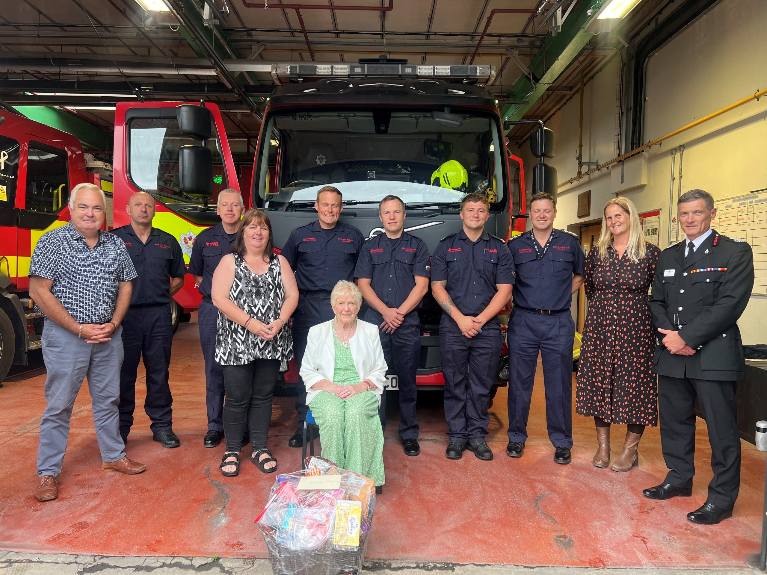 South Wales woman’s emotional reunion with firefighters who rescued her