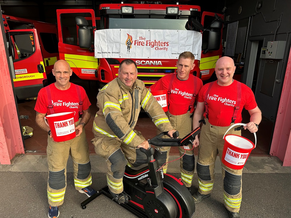 Firefighters’ charity cycle in memory of ‘dear friend and colleague’