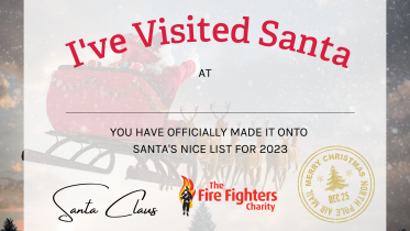 Santa's nice list certificate 