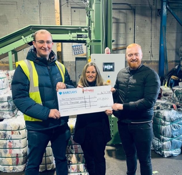Clyde Recycling raises £11K with sports dinner Fire Fighters Charity