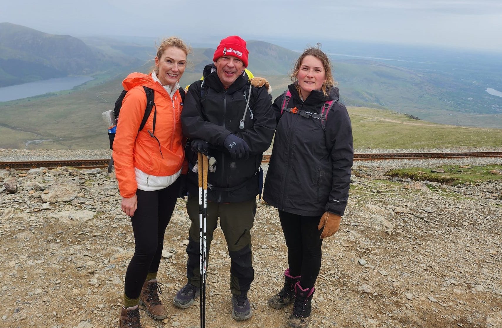 Fire Fighters Charity team raise over £2K with Snowdon climb