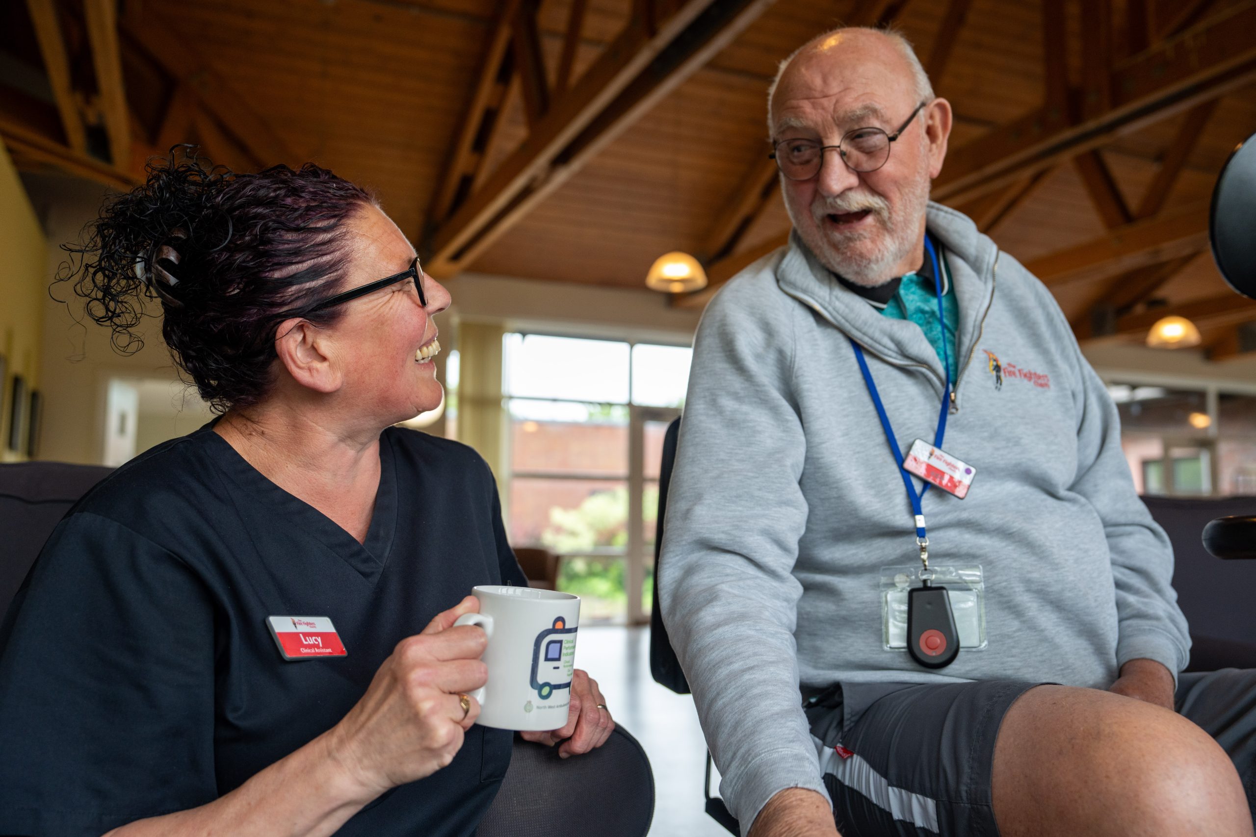 Ken Brown has been helped by our nursing team at Jubilee House