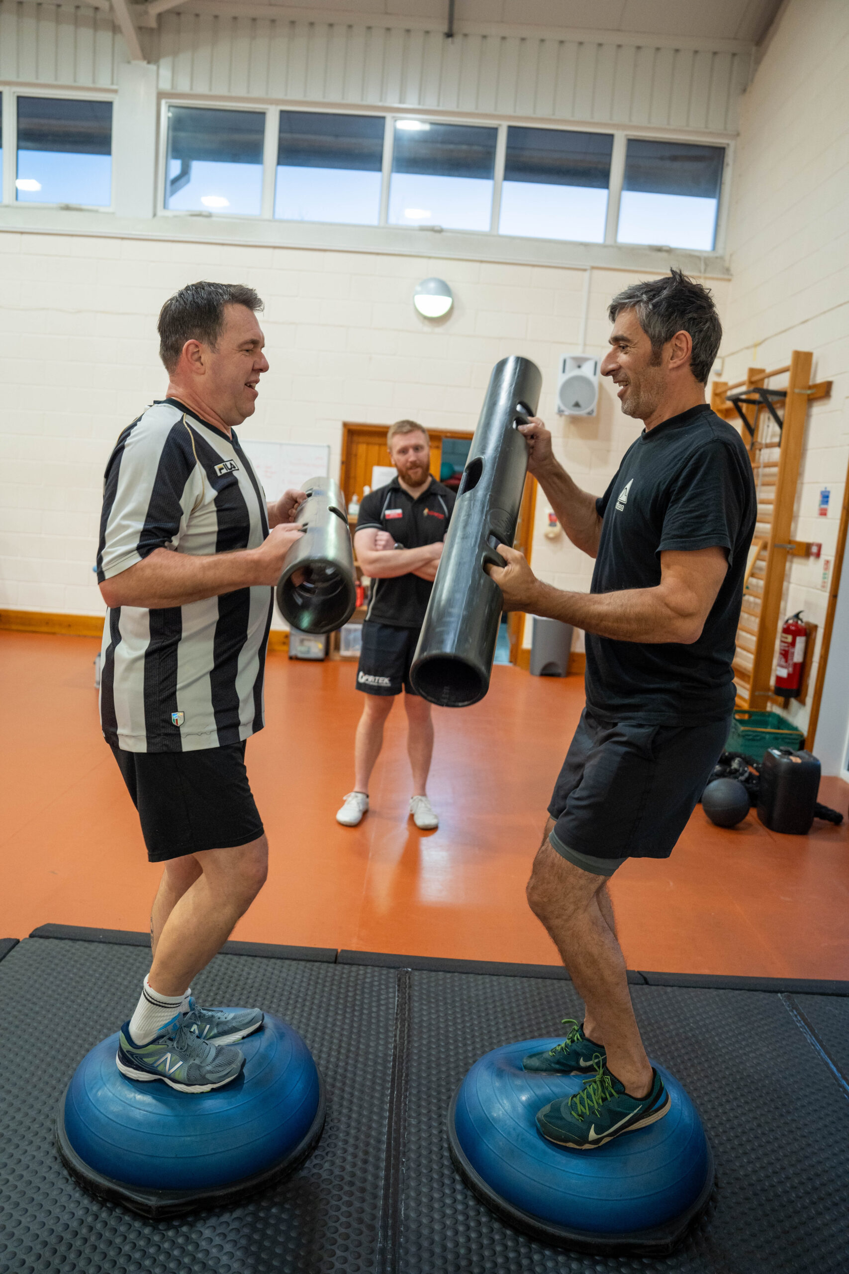 Martin worked with our teams in the gym over a week