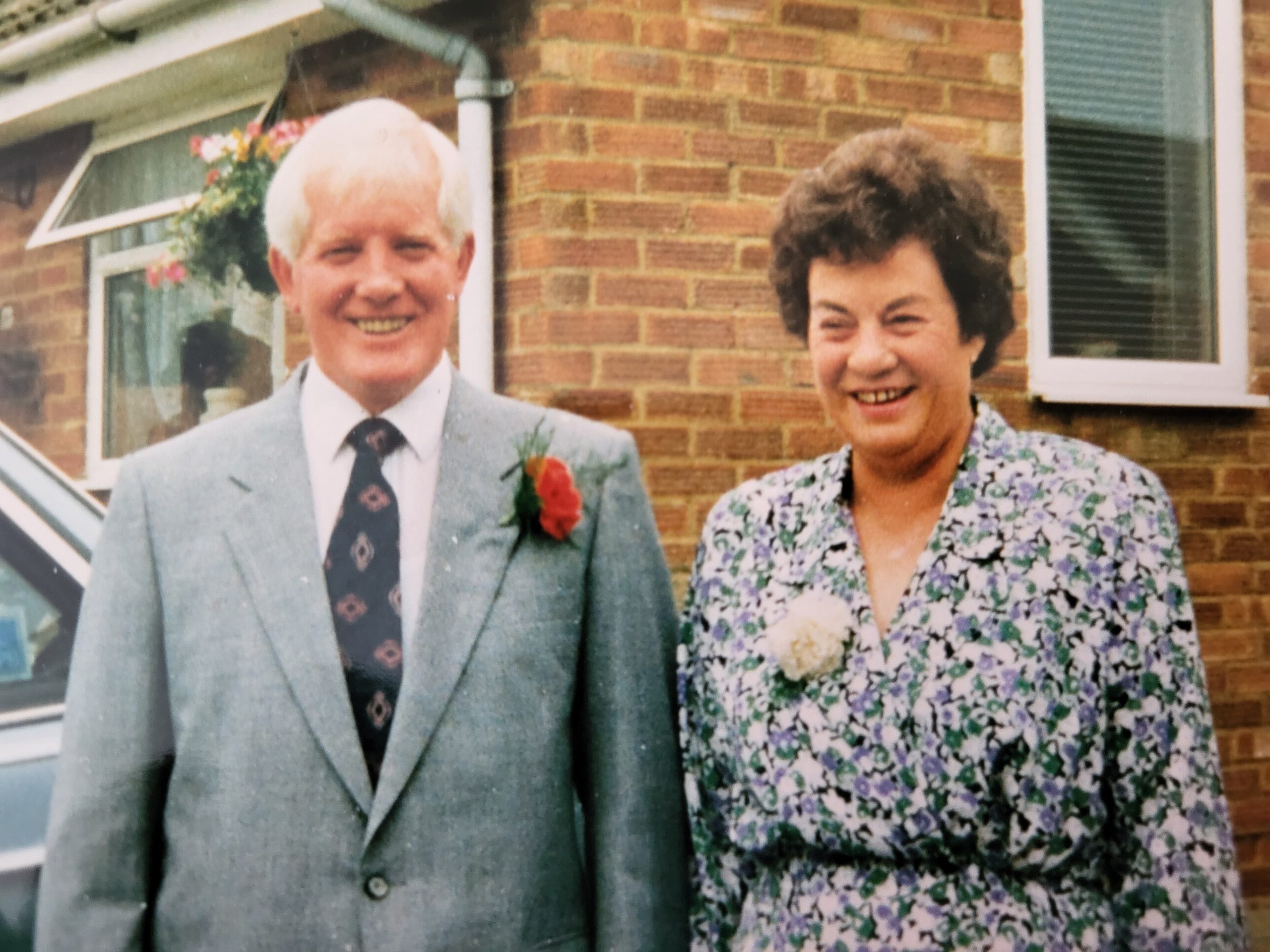 Pete with his late wife, Betty